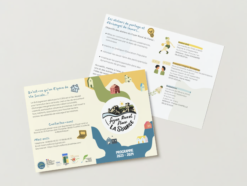 Identité visuelle – Foyer Rural La Source