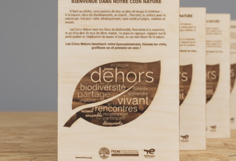 Création du Panneau « Bienvenue dans notre Coin Nature »